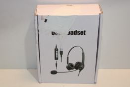 RRP £23.99 USB Headset with Microphone Noise Cancelling 3.5mm
