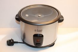 RRP £27.99 Russell Hobbs 19750 Rice Cooker and Steamer, 1.8 Litre, Silver