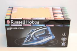 RRP £40.99 Russell Hobbs 25900 Absolute Steam Iron with Anti-Calc and Self Clean Functions
