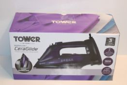 RRP £28.00 Tower T22008 CeraGlide 2-in-1 Cord or Cordless Steam