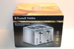 RRP £42.99 Russell Hobbs 20750 Buckingham 4-Slice Toaster