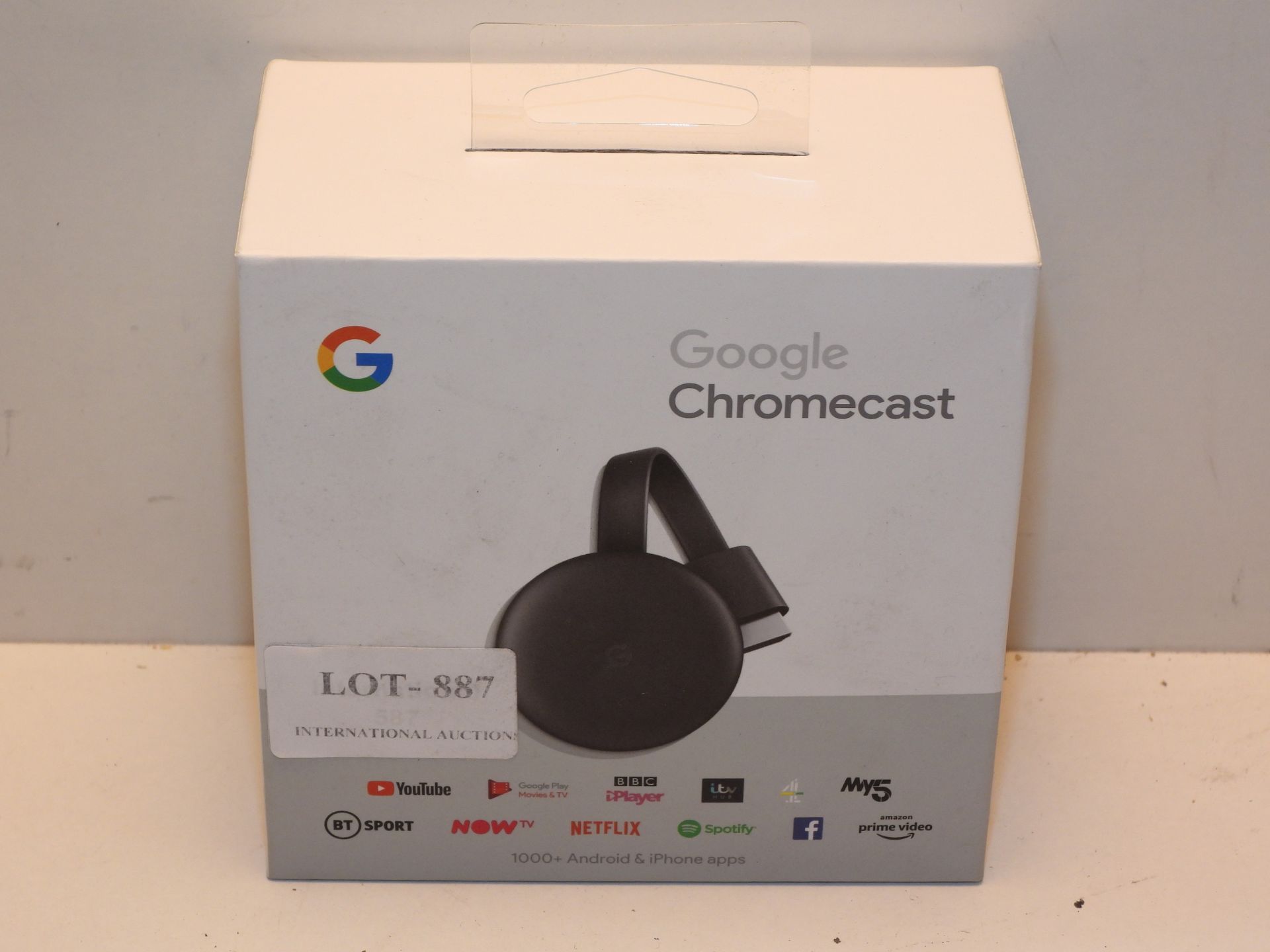 RRP £30.00 Google Chromecast - HD Android Streaming Stick - Stream On