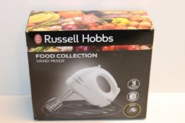 RRP £14.85 Russell Hobbs Food Collection Hand Mixer with 6 Speed 14451, 125 W - White