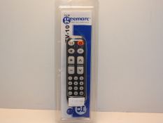 RRP £11.99 Geemarc TV10 Universal Remote Control with 19 programmable Buttons