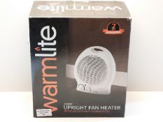 RRP £12.99 Warmlite WL44002 Thermo Fan Heater with 2 Heat Settings and Overheat Protection