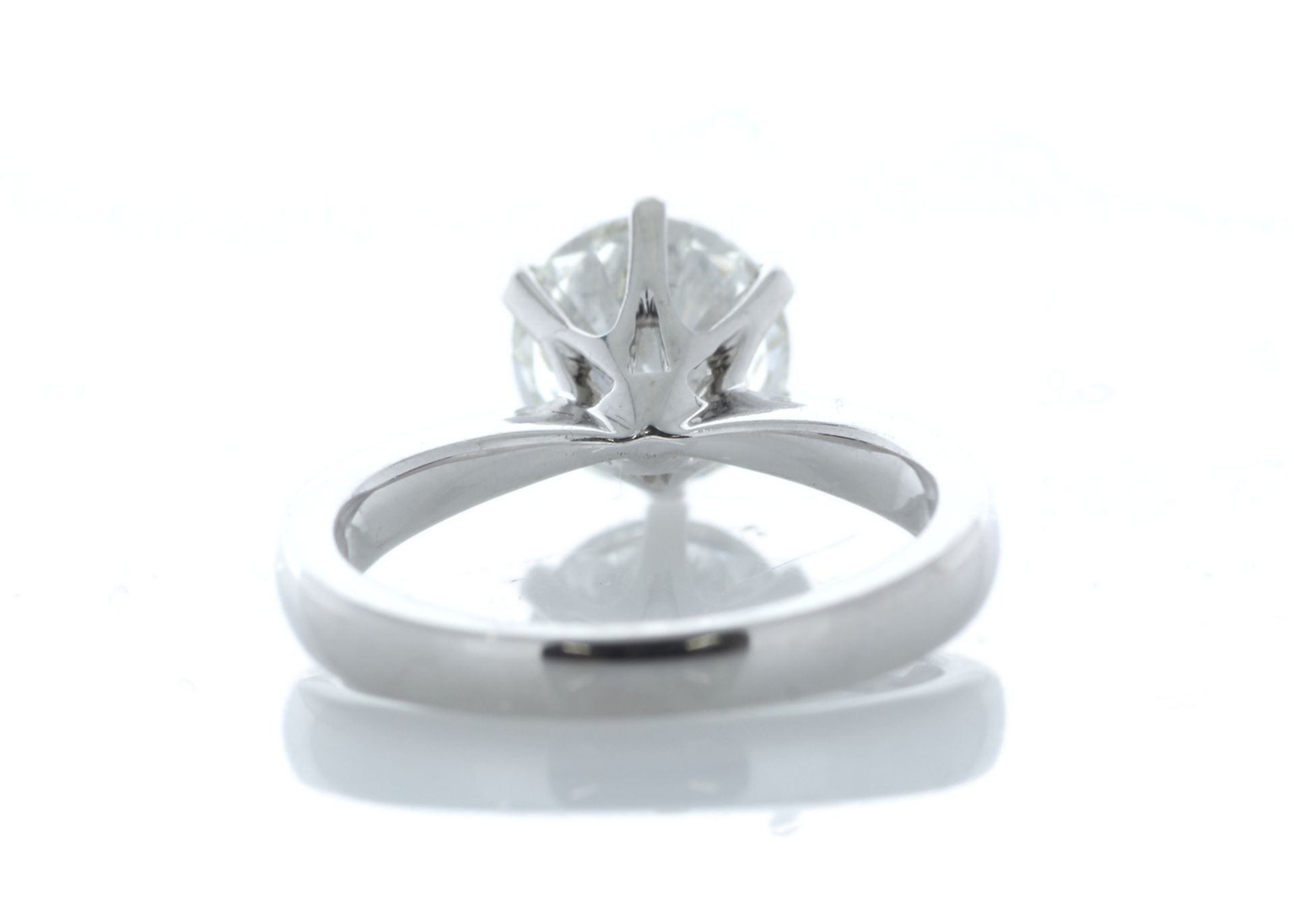 18ct White Gold Single Stone Prong Set Diamond Ring 2.35 Carats - Valued by IDI £59,503.00 - 18ct - Image 3 of 5