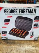 RRP £37.95 George Foreman Large Grill 23440, Black