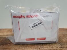 RRP £17.99 Morphy Richards 400510 Hand Mixer Electric Whisk with 2 Stainless Steel Beaters