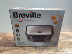 RRP £33.00 Breville Deep Fill Sandwich Toaster and Toastie Maker with Removable Plates