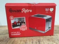 RRP £33.49 Swan 2 Slice Retro Toaster