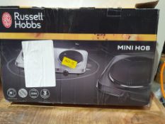 RRP £34.99 Russell Hobbs 2 Plate Mini Hot Plate Hob 15199, 1500 W - Stainless Steel