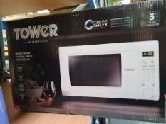 RRP £124.56 Tower KOR1N0AT Family-Size Touch Control Digital Microwave with Dual Wave