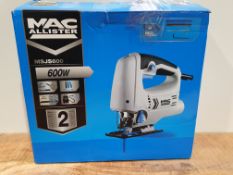 RRP £21.40 Mac Allister 600W Multiple Pendulum Jigsaw 240V