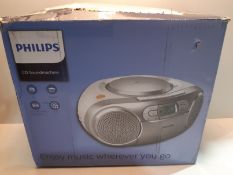 RRP £44.99 Philips AZ127 Portable CD Player with Radio