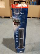 RRP £59.99 Honeywell HO-5500RE Oscillating Tower Fan with Remote
