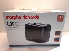 RRP £21.99 Morphy Richards 228398 Arc 2 Slice Toaster, Black