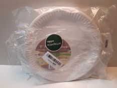 RRP £2.85 Paper Plates 9(inch), Pack of 100