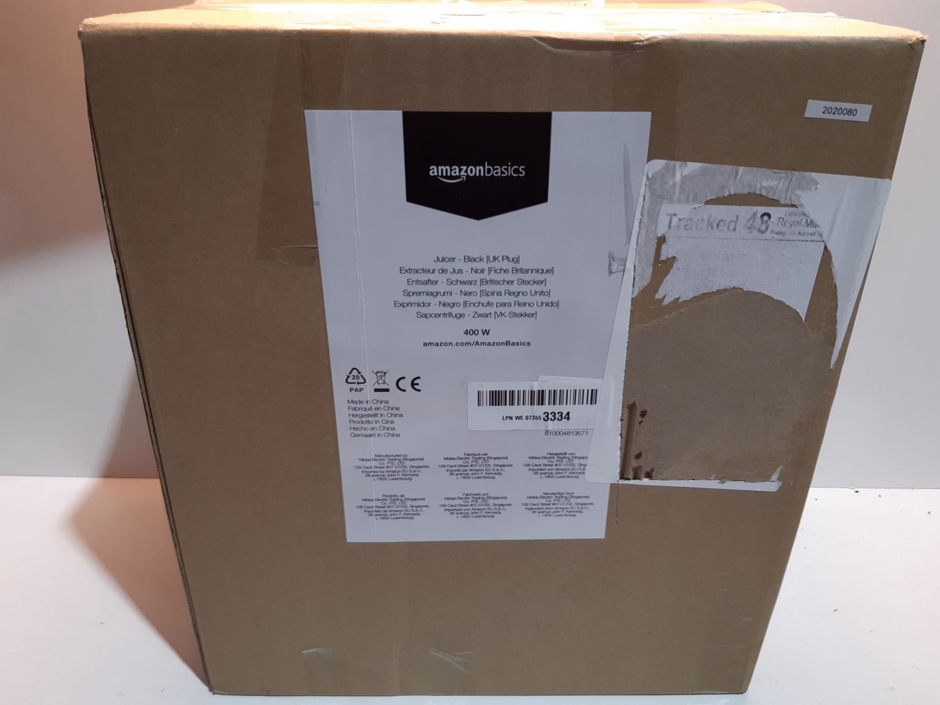 RRP £30.17 Amazon Basics Juicer, 400W - Black