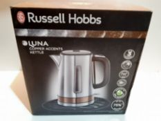 RRP £50.00 Russell Hobbs Luna Fast Boil Electric Kettle Cordless