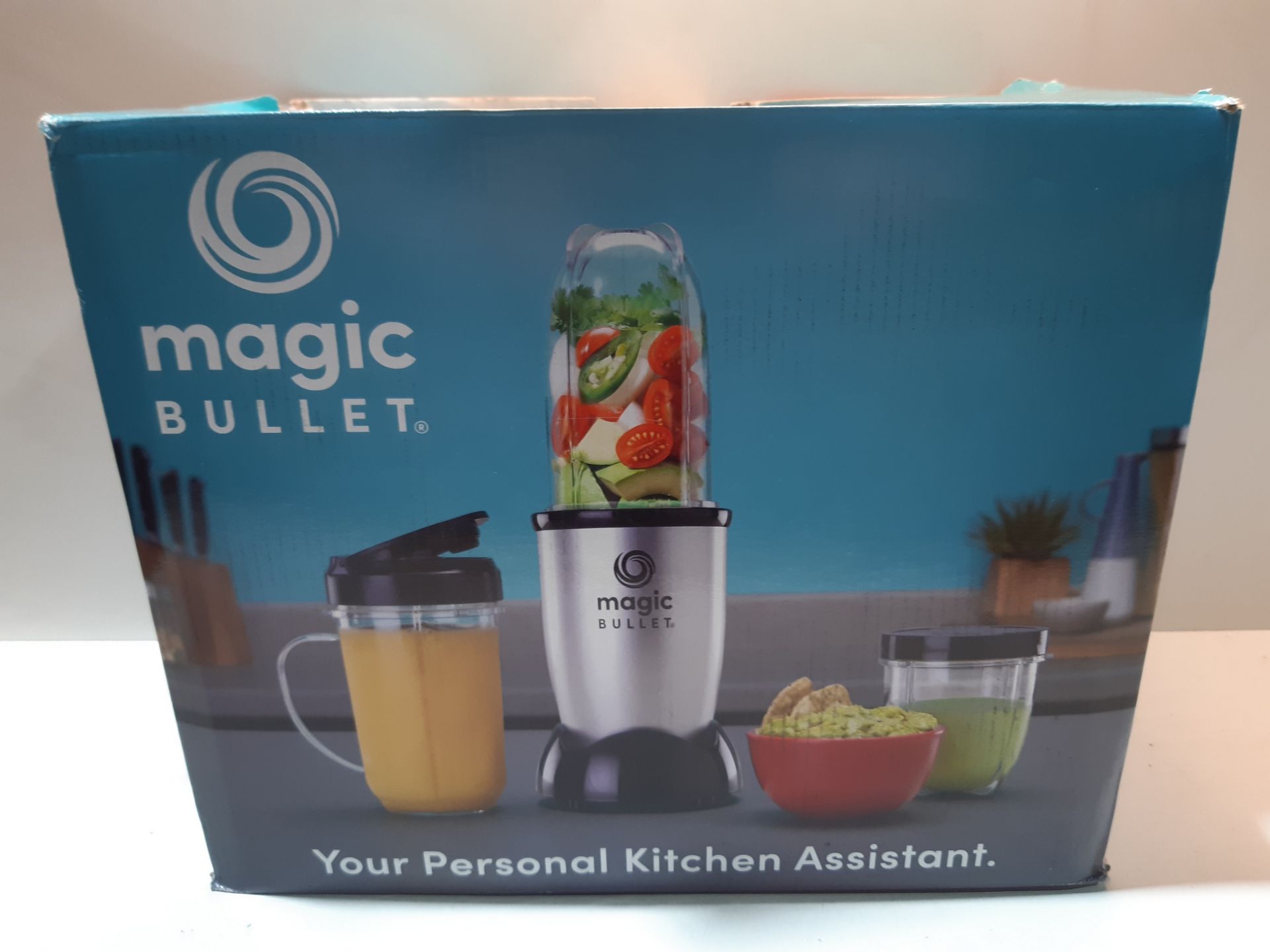 RRP £39.99 NUTRiBULLET Magic Bullet Deluxe Blender, Mixer & Food Processor, Silver