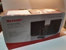 RRP £99.99 SHARP XL-B517D(BK) Micro Hi-Fi Sound System Stereo with DAB Radio