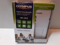 RRP £56.88 Olympus WS-853 High-Quality Digital Voice Recorder