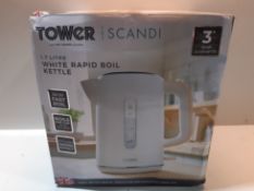 RRP £26.99 Tower Scandi T10037 Kettle with Rapid Boil and Boil Dry Protection