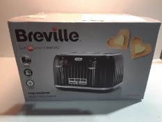 RRP £33.99 Breville VTT476 Impressions 4-Slice Toaster with High-Lift and Wide Slots