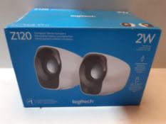 RRP £14.99 Logitech Z120 Compact PC Stereo Speakers