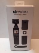 RRP £469.00 DJI Pocket 2 Creator Combo - 3 Axis Handheld Gimbal Stabilizer with 4K Camera