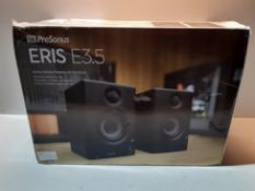 RRP £85.00 PreSonus Eris E3.5 Multimedia Speakers Studio Monitors (Pair)