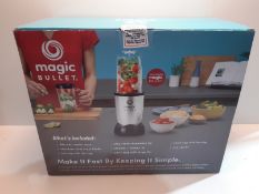 RRP £34.99 NUTRiBULLET Magic Bullet Deluxe Blender, Mixer & Food Processor, Silver