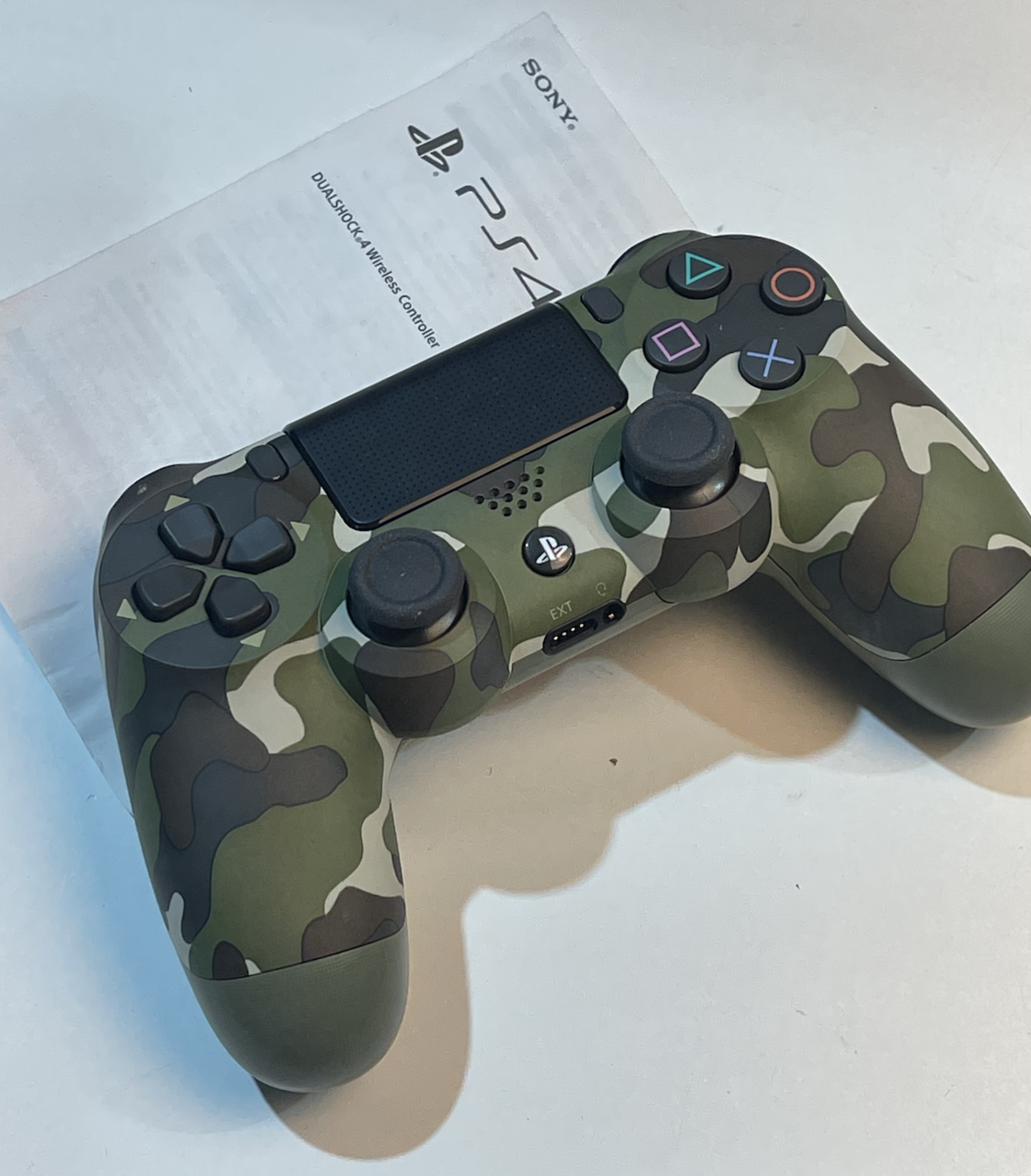 RRP £64.44 Sony PlayStation DualShock 4 Controller - Green Cammo