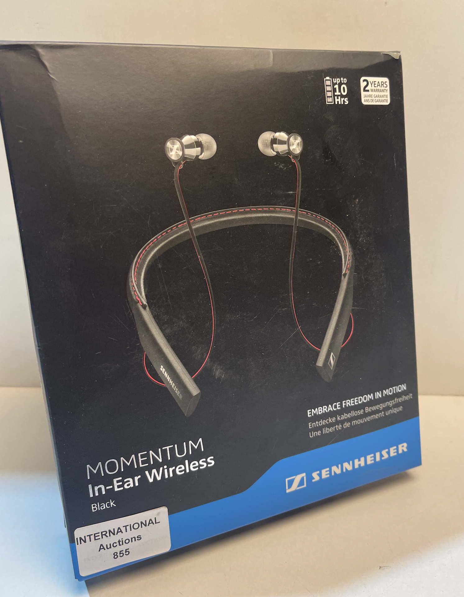 RRP £96.19 Sennheiser Momentum in-Ear Wireless Black Headphones