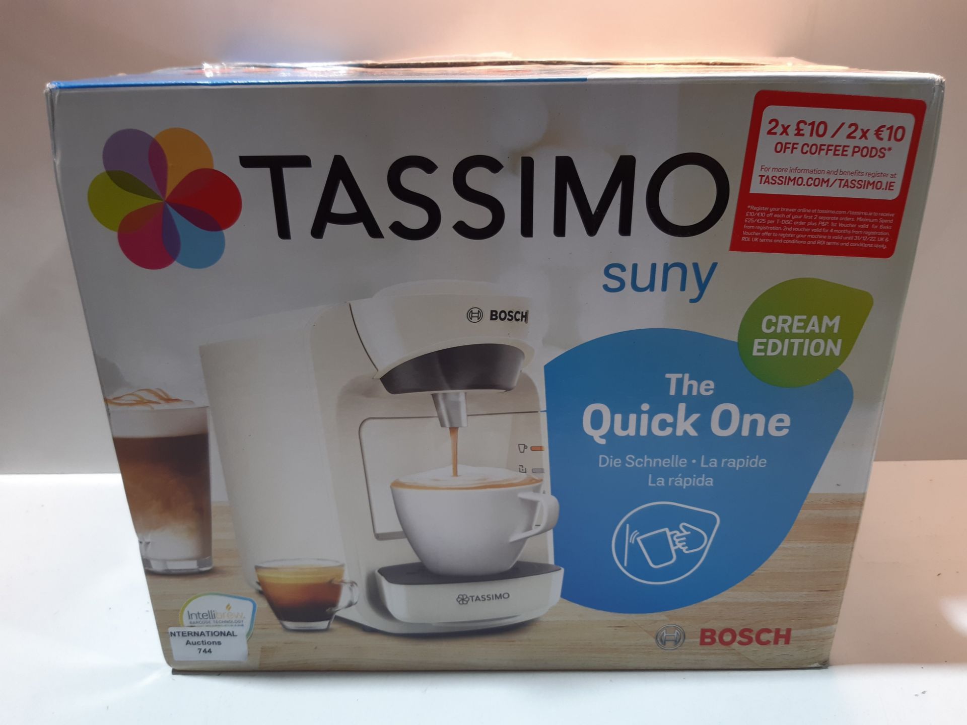 RRP £29.99 Tassimo Bosch Suny 'Special Edition' TAS3107GB Coffee Machine
