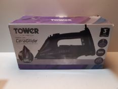 RRP £28.00 Tower T22008 CeraGlide 2-in-1 Cord or Cordless Steam