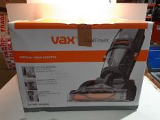 RRP £107.38 Vax W86-DP-B Dual Power Carpet Cleaner, 2.7 Litre, 800 W, Grey/Orange
