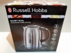 RRP £32.14 Russell Hobbs 20460 Kettle, Stainless Steel, 3000 W, 1.7 liters