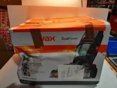 RRP £107.38 Vax W86-DP-B Dual Power Carpet Cleaner, 2.7 Litre, 800 W, Grey/Orange