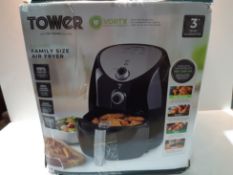 RRP £49.99 Tower T17021 Family Size Air Fryer with Rapid Air Circulation