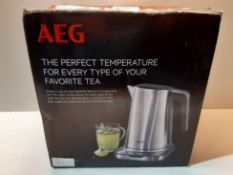 RRP £122.00 AEG EWA7800-U 7 Series Digital Kettle - Stainless Steel