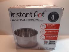 RRP £19.99 Instant Pot Inner Pot for Smart Electric Pressure Cookers