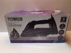 RRP £28.00 Tower T22008 CeraGlide 2-in-1 Cord or Cordless Steam