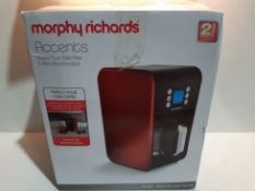 RRP £54.99 Morphy Richards 162009 Pour Over Filter Coffee Maker