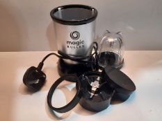 RRP £34.99 NUTRiBULLET Magic Bullet Deluxe Blender, Mixer & Food Processor, Silver