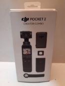 RRP £469.00 DJI Pocket 2 Creator Combo - 3 Axis Handheld Gimbal Stabilizer with 4K Camera