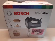 RRP £29.00 Bosch CleverMixx MFQ2420BGB Hand Mixer, Plastic, 400 W - Black/Stainless Steel