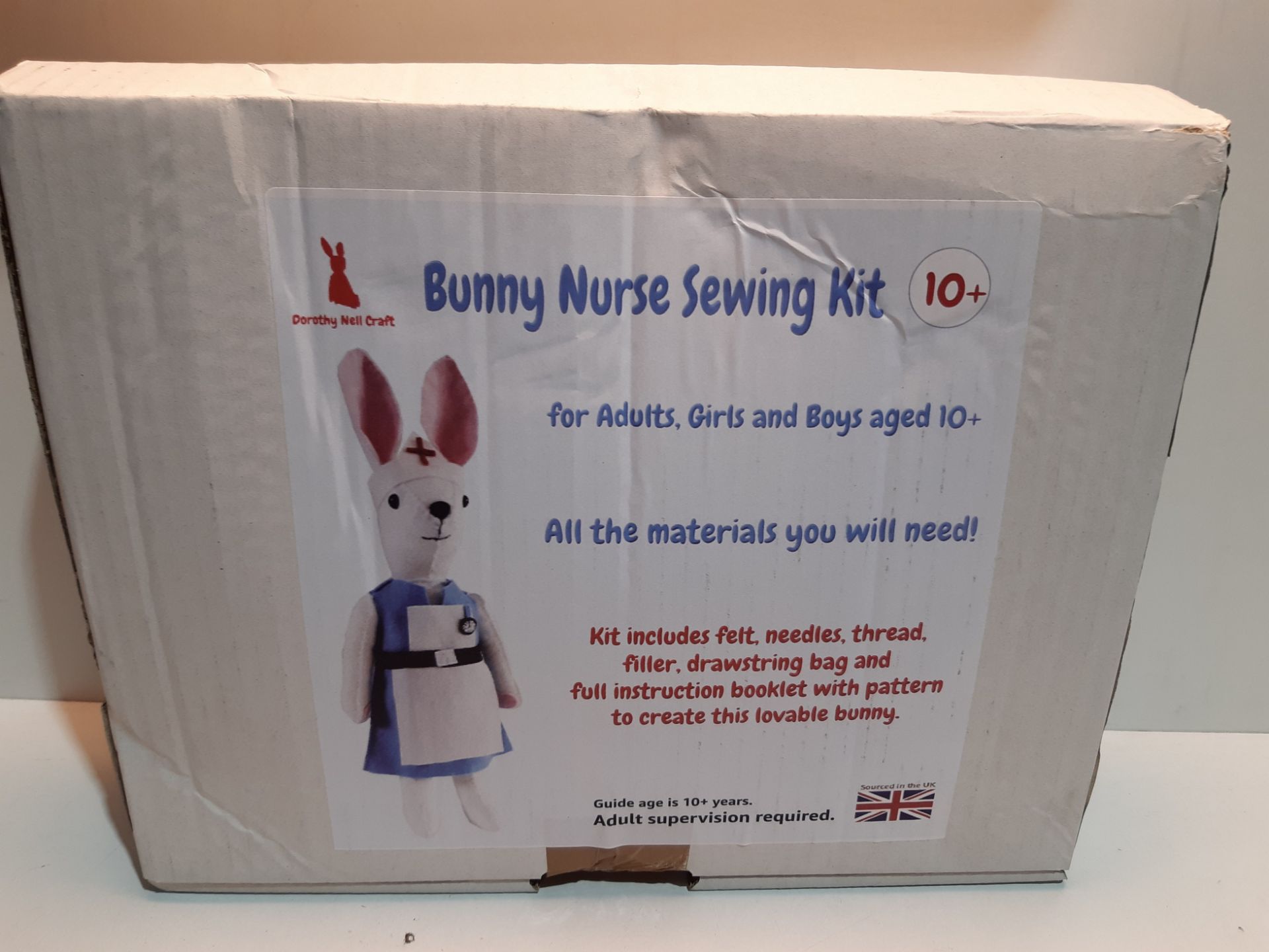 RRP £19.95 Bunny Nurse Sewing Kit