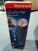 RRP £62.94 Honeywell HY254E QuietSet Tower Fan