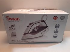 RRP £24.49 Swan SI30150N Ceramic Soleplate Steam Iron